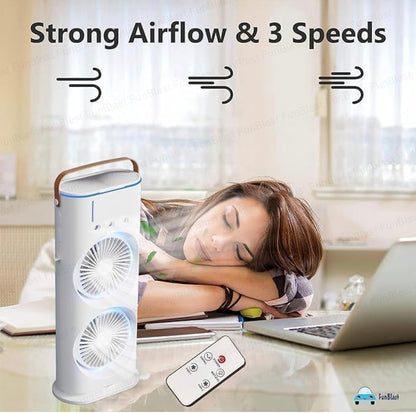 DOUBLE PORTABLE AIR CONDITIONER