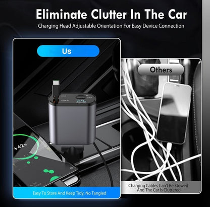 Voltrix™ | The 4 in 1 Retractable Car Charger