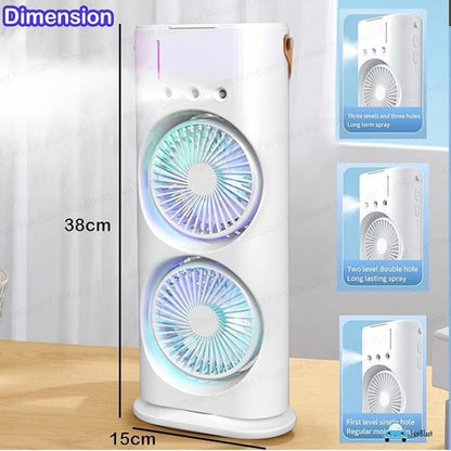 DOUBLE PORTABLE AIR CONDITIONER